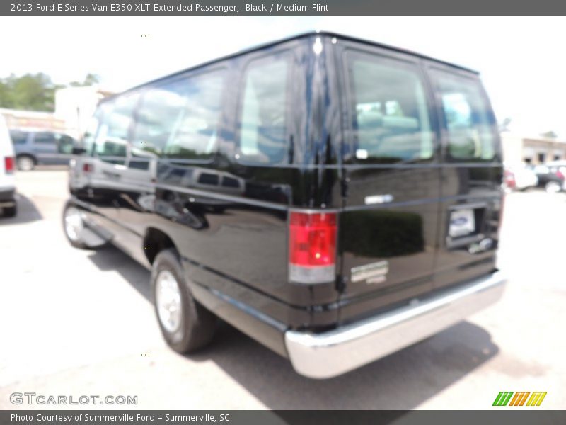 Black / Medium Flint 2013 Ford E Series Van E350 XLT Extended Passenger