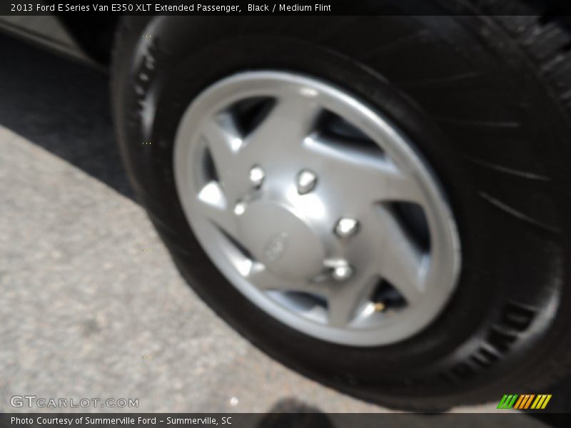 Black / Medium Flint 2013 Ford E Series Van E350 XLT Extended Passenger