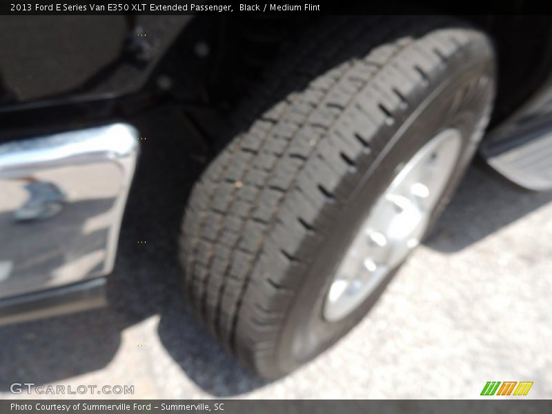 Black / Medium Flint 2013 Ford E Series Van E350 XLT Extended Passenger
