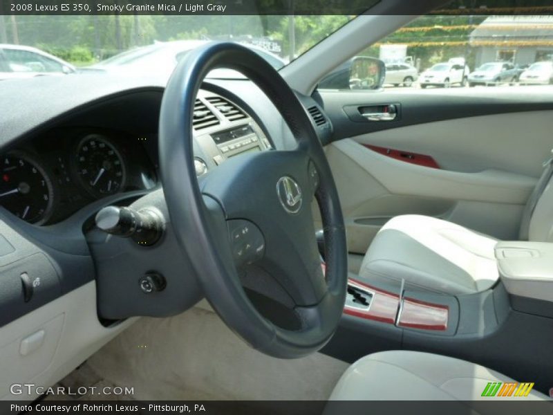 Smoky Granite Mica / Light Gray 2008 Lexus ES 350