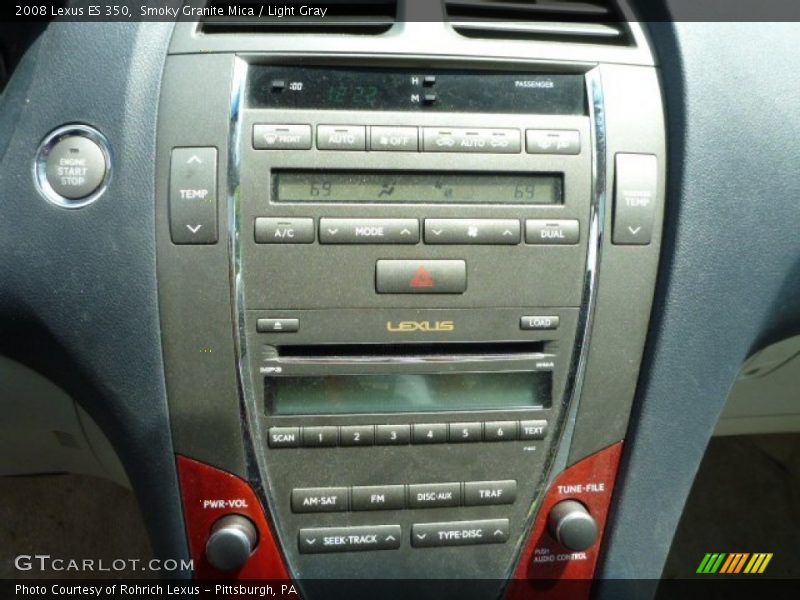Smoky Granite Mica / Light Gray 2008 Lexus ES 350