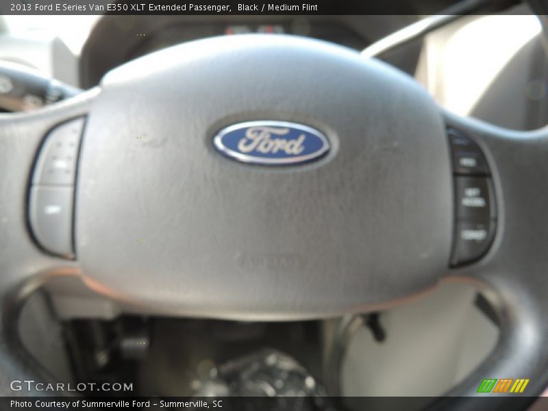 Black / Medium Flint 2013 Ford E Series Van E350 XLT Extended Passenger