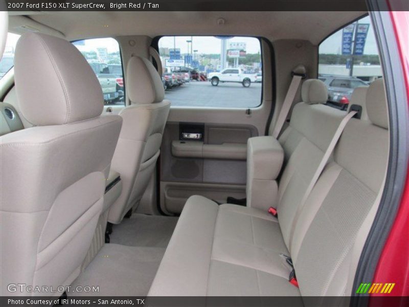 Bright Red / Tan 2007 Ford F150 XLT SuperCrew