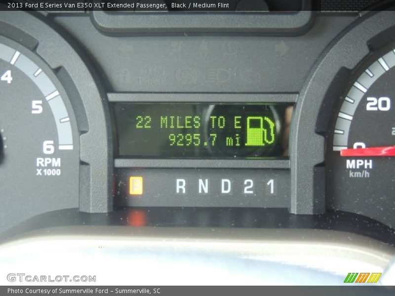 Black / Medium Flint 2013 Ford E Series Van E350 XLT Extended Passenger