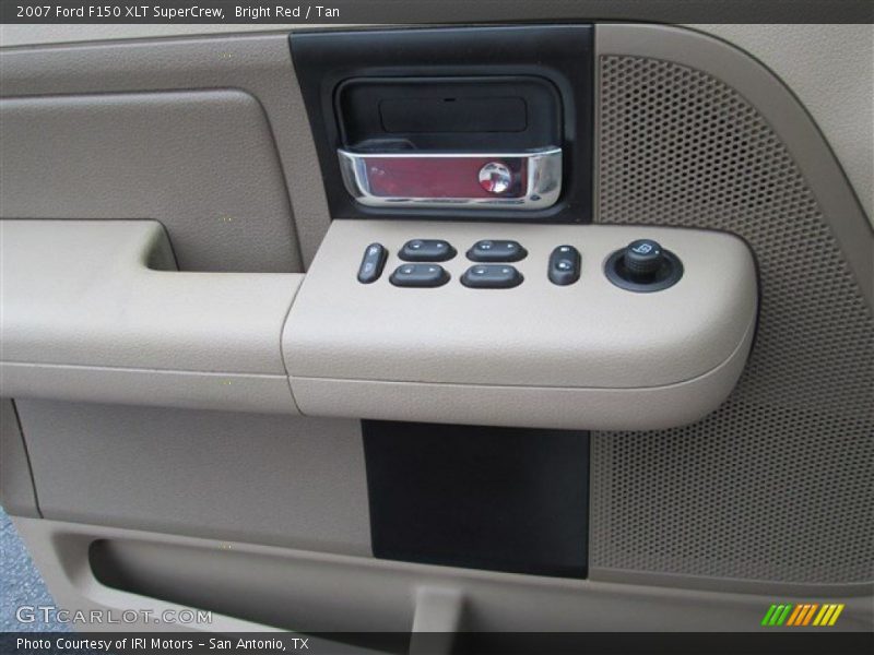 Bright Red / Tan 2007 Ford F150 XLT SuperCrew