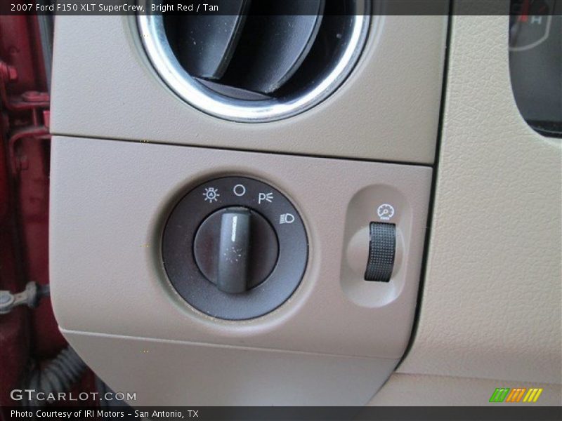 Bright Red / Tan 2007 Ford F150 XLT SuperCrew