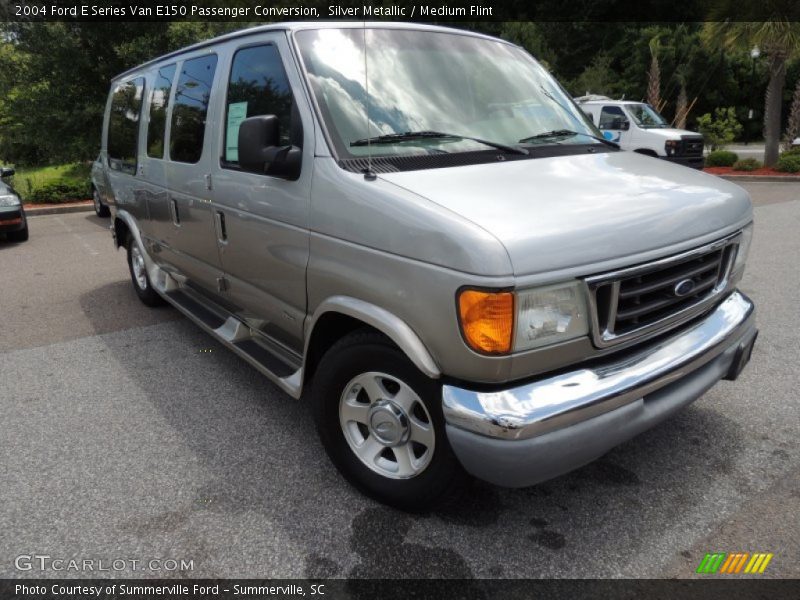 Silver Metallic / Medium Flint 2004 Ford E Series Van E150 Passenger Conversion