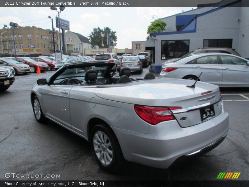 Bright Silver Metallic / Black 2012 Chrysler 200 Touring Convertible