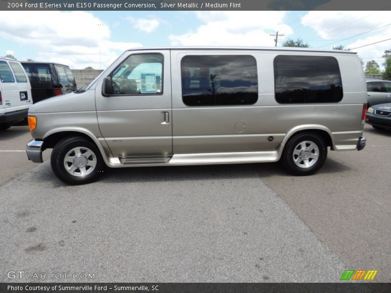 Silver Metallic / Medium Flint 2004 Ford E Series Van E150 Passenger Conversion
