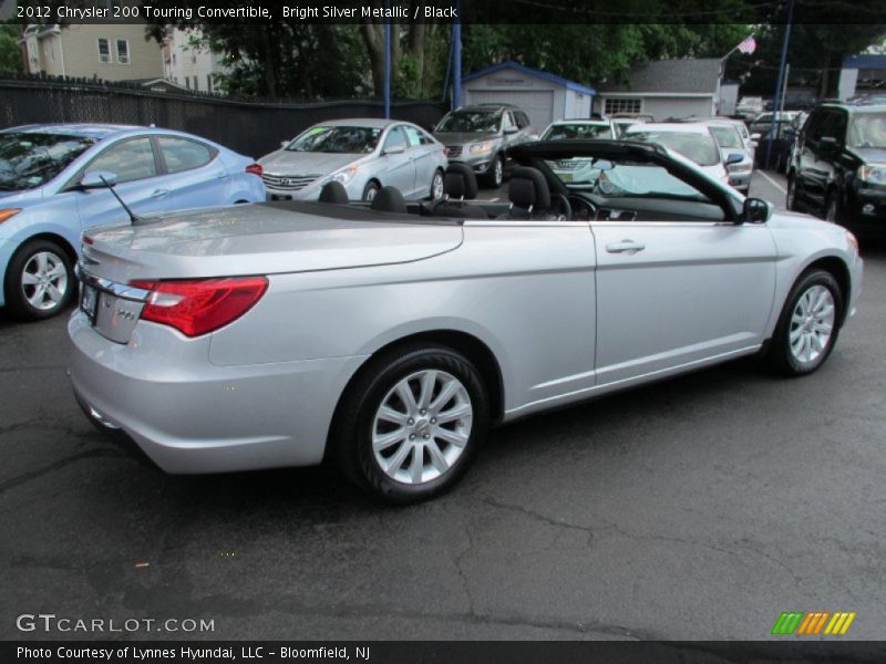 Bright Silver Metallic / Black 2012 Chrysler 200 Touring Convertible