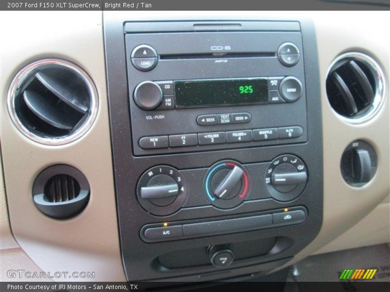 Bright Red / Tan 2007 Ford F150 XLT SuperCrew