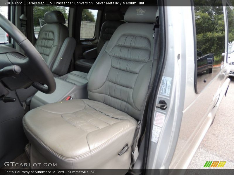 Silver Metallic / Medium Flint 2004 Ford E Series Van E150 Passenger Conversion