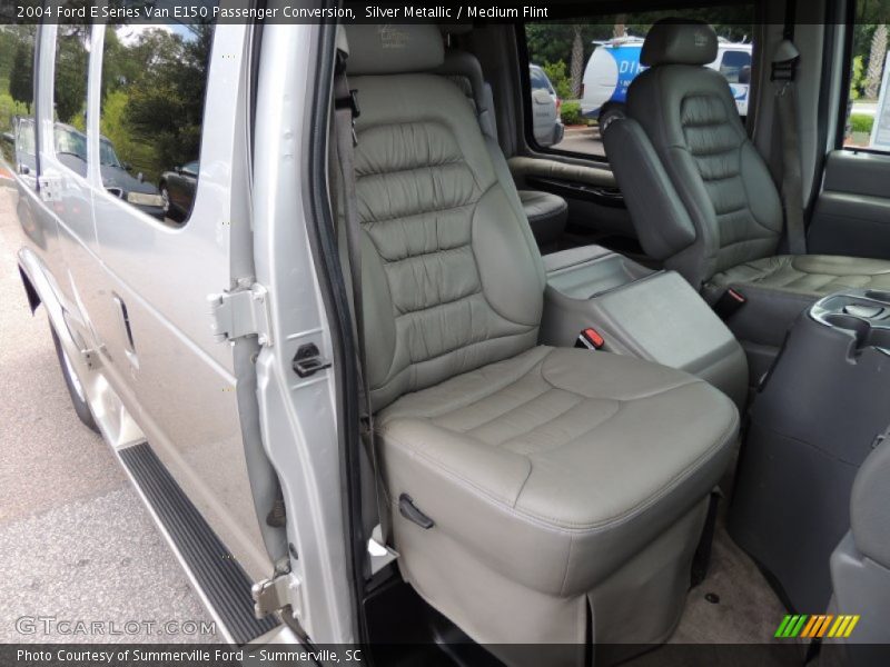 Silver Metallic / Medium Flint 2004 Ford E Series Van E150 Passenger Conversion