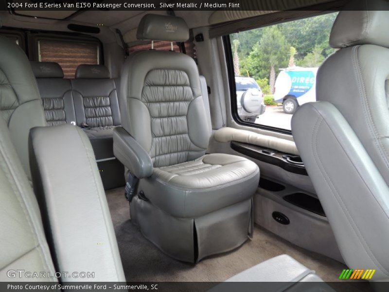 Silver Metallic / Medium Flint 2004 Ford E Series Van E150 Passenger Conversion