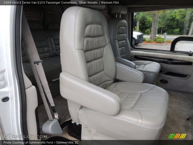 Silver Metallic / Medium Flint 2004 Ford E Series Van E150 Passenger Conversion