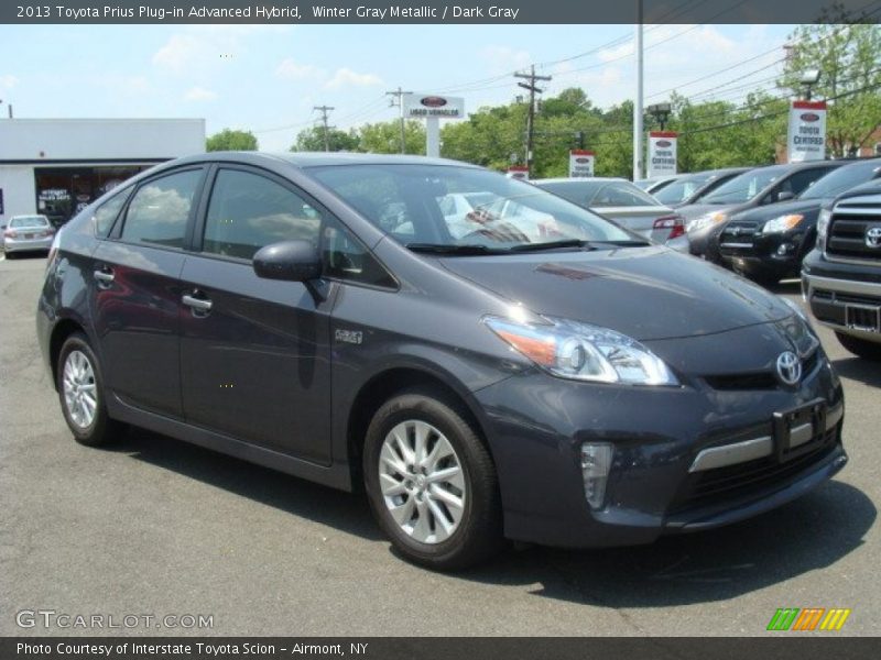 Front 3/4 View of 2013 Prius Plug-in Advanced Hybrid