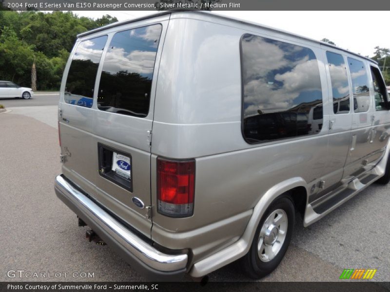 Silver Metallic / Medium Flint 2004 Ford E Series Van E150 Passenger Conversion