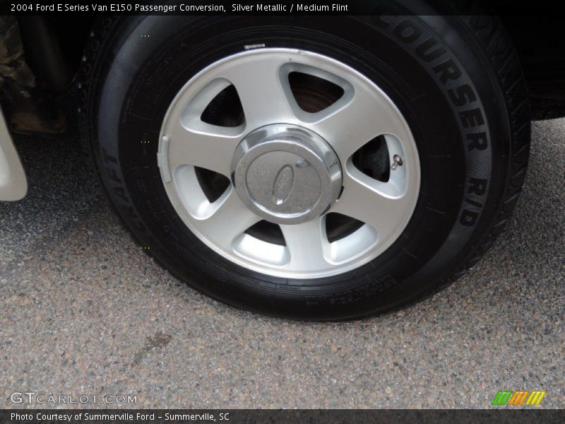 Silver Metallic / Medium Flint 2004 Ford E Series Van E150 Passenger Conversion