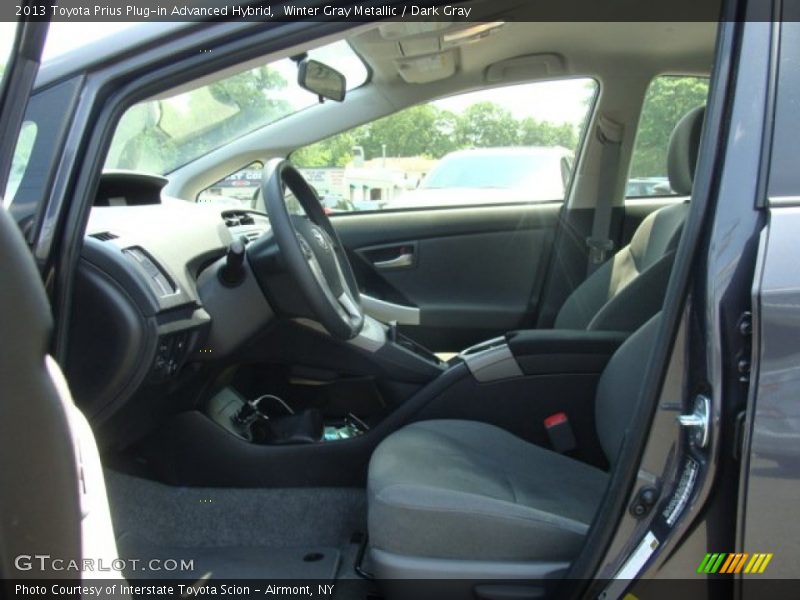  2013 Prius Plug-in Advanced Hybrid Dark Gray Interior