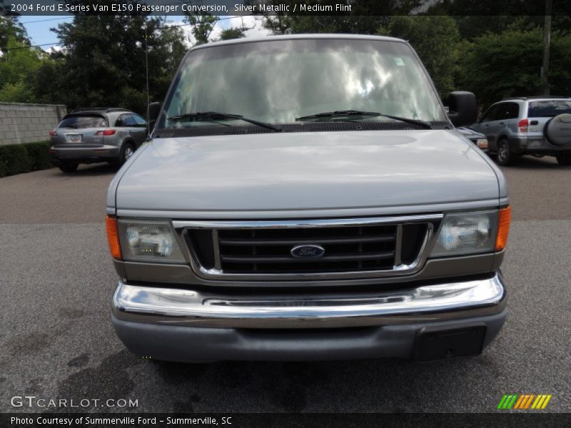 Silver Metallic / Medium Flint 2004 Ford E Series Van E150 Passenger Conversion