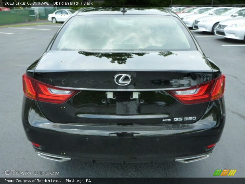 Obsidian Black / Black 2013 Lexus GS 350 AWD