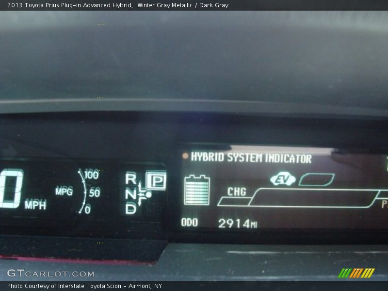  2013 Prius Plug-in Advanced Hybrid Advanced Hybrid Gauges