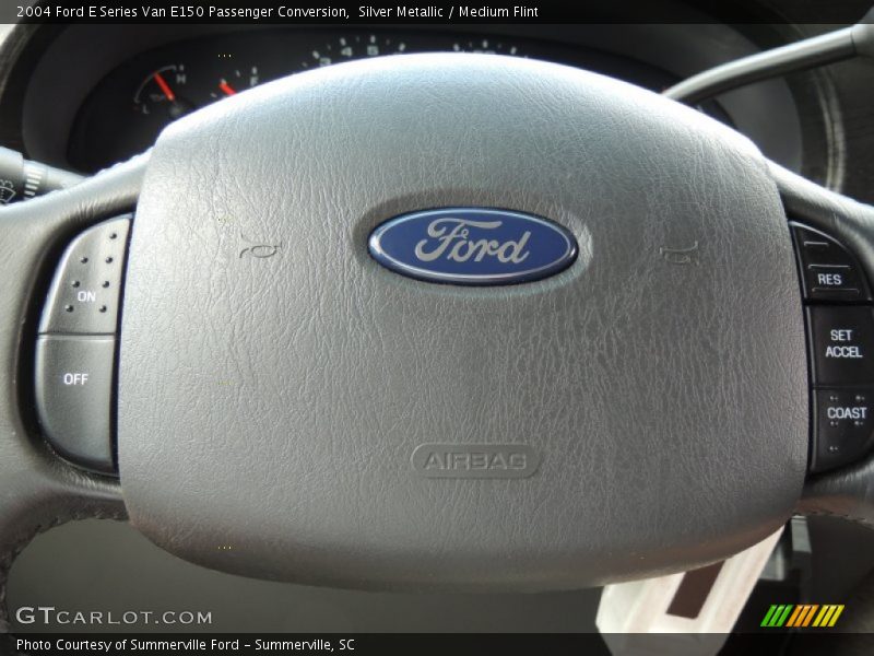 Silver Metallic / Medium Flint 2004 Ford E Series Van E150 Passenger Conversion