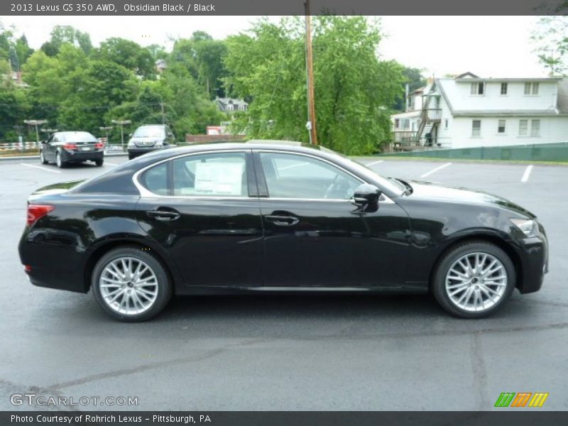 Obsidian Black / Black 2013 Lexus GS 350 AWD
