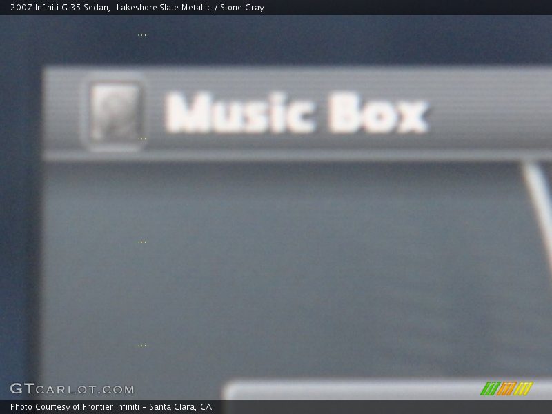 Lakeshore Slate Metallic / Stone Gray 2007 Infiniti G 35 Sedan