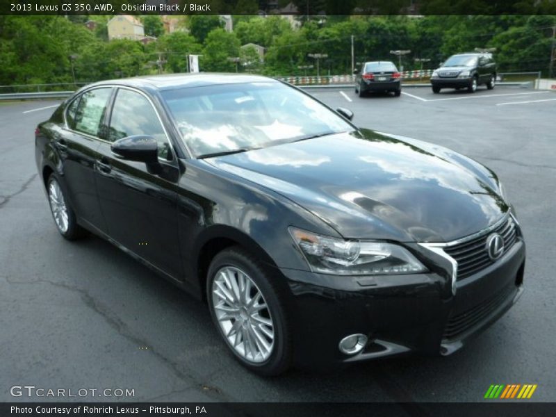 Obsidian Black / Black 2013 Lexus GS 350 AWD