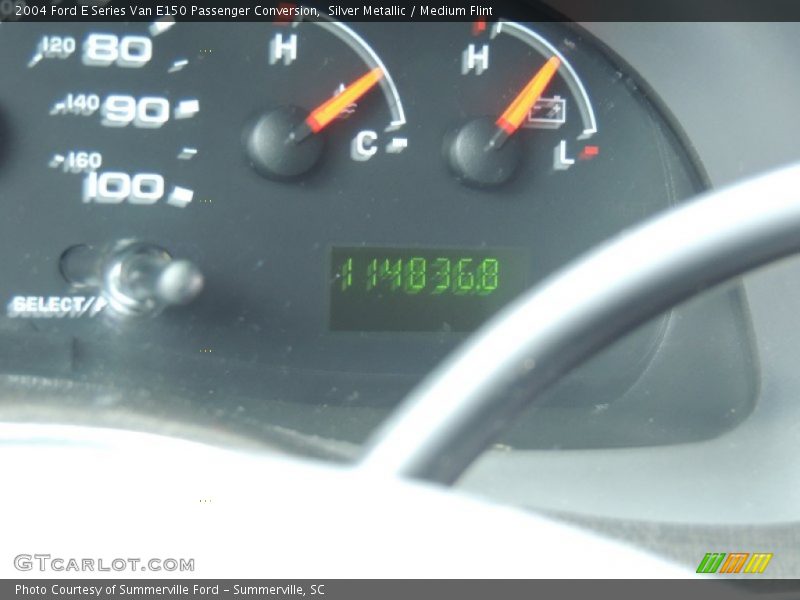 Silver Metallic / Medium Flint 2004 Ford E Series Van E150 Passenger Conversion