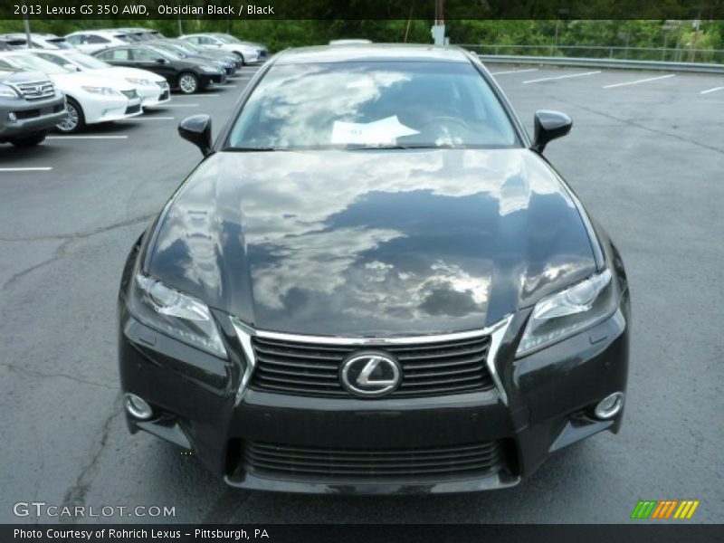 Obsidian Black / Black 2013 Lexus GS 350 AWD