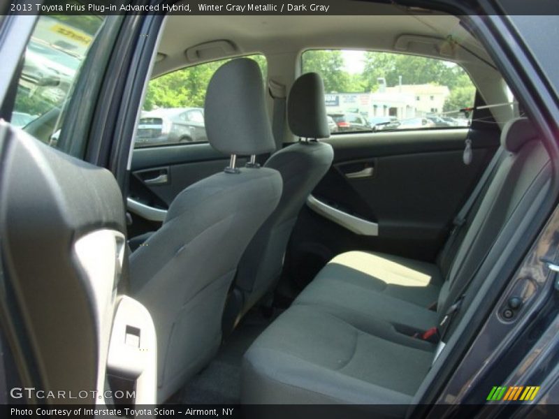 Rear Seat of 2013 Prius Plug-in Advanced Hybrid
