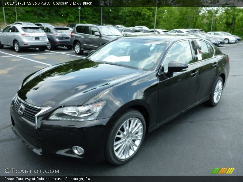 Obsidian Black / Black 2013 Lexus GS 350 AWD