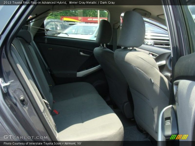 Winter Gray Metallic / Dark Gray 2013 Toyota Prius Plug-in Advanced Hybrid