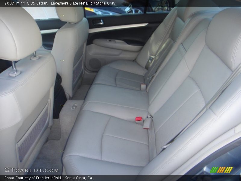 Lakeshore Slate Metallic / Stone Gray 2007 Infiniti G 35 Sedan