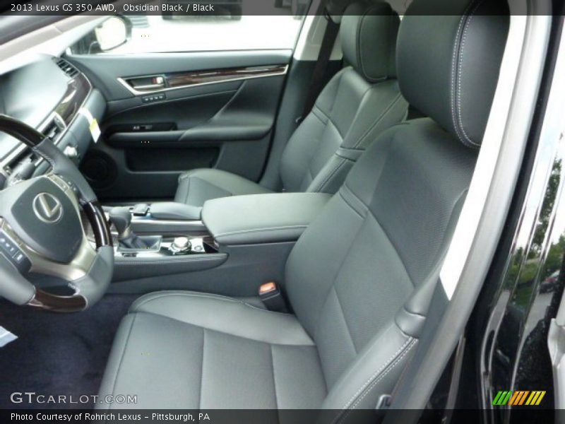Obsidian Black / Black 2013 Lexus GS 350 AWD