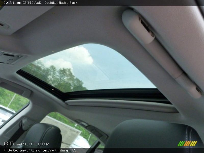 Obsidian Black / Black 2013 Lexus GS 350 AWD