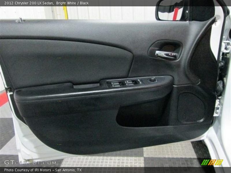 Bright White / Black 2012 Chrysler 200 LX Sedan