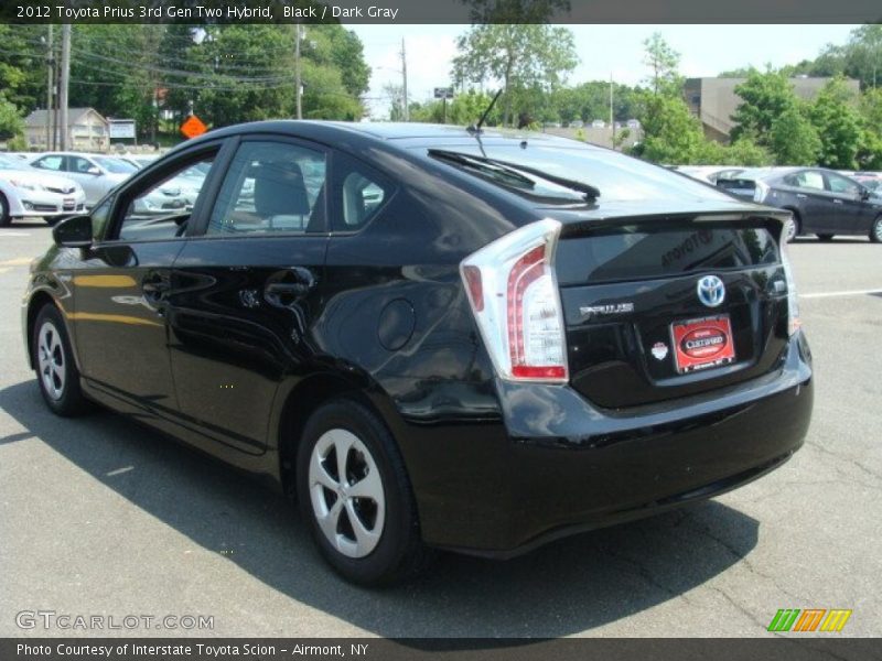Black / Dark Gray 2012 Toyota Prius 3rd Gen Two Hybrid