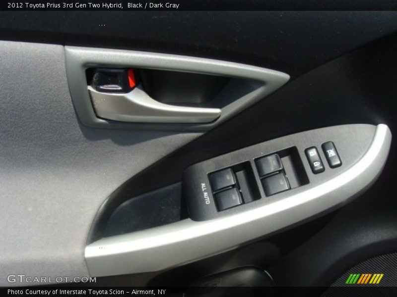 Black / Dark Gray 2012 Toyota Prius 3rd Gen Two Hybrid