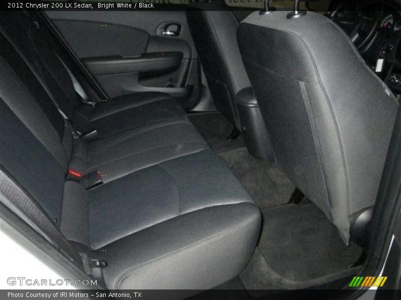 Bright White / Black 2012 Chrysler 200 LX Sedan