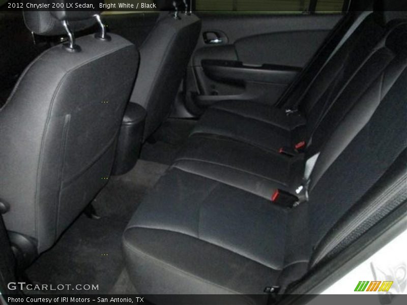 Bright White / Black 2012 Chrysler 200 LX Sedan