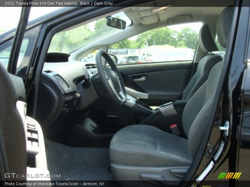 Black / Dark Gray 2012 Toyota Prius 3rd Gen Two Hybrid