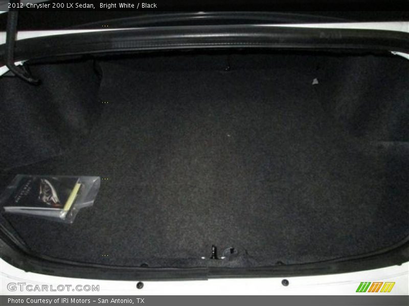 Bright White / Black 2012 Chrysler 200 LX Sedan