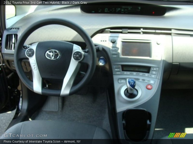 Black / Dark Gray 2012 Toyota Prius 3rd Gen Two Hybrid