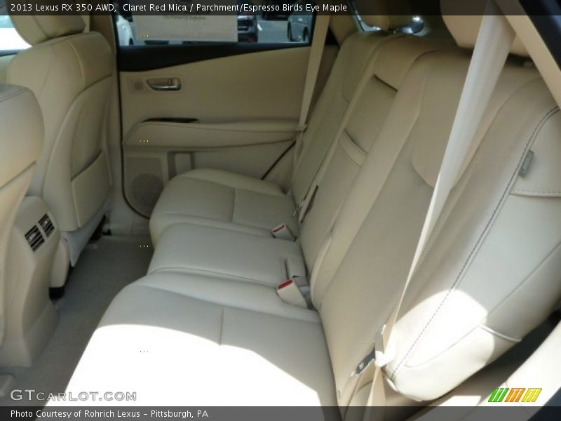 Claret Red Mica / Parchment/Espresso Birds Eye Maple 2013 Lexus RX 350 AWD