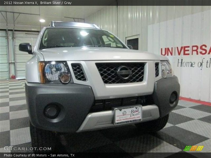 Brilliant Silver / Gray 2012 Nissan Xterra X