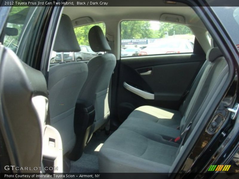 Black / Dark Gray 2012 Toyota Prius 3rd Gen Two Hybrid