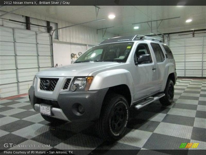 Brilliant Silver / Gray 2012 Nissan Xterra X